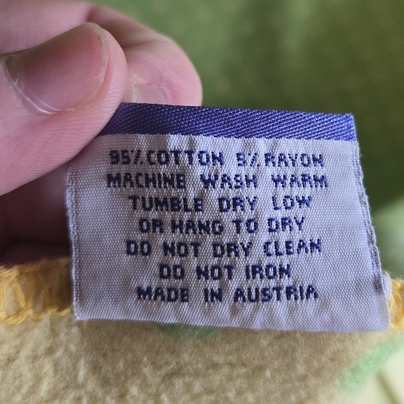 Pine Cone Hill Green and Yellow Polkadot Blanket - Picture 5 of 6